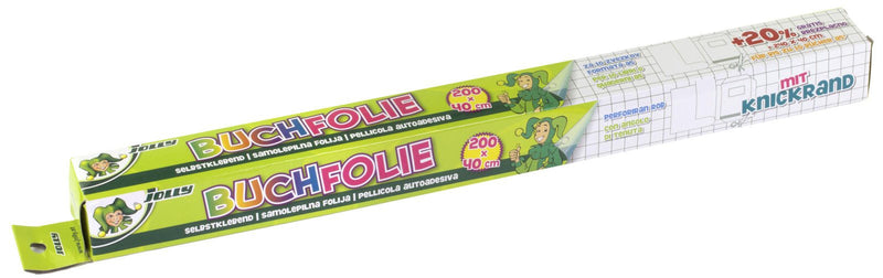 JOLLY Bucheinbandfolie selbstklebend 40 cm x 2 m transparent
