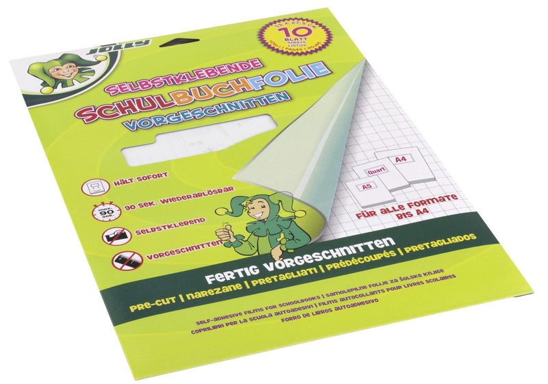 JOLLY Bucheinbandfolie selbstklebend 37.5 cm x 53 cm transparent