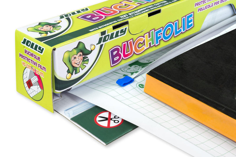 JOLLY Bucheinbandfolie selbstklebend 45 cm x 10 m transparent