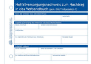 AVERY Zweckform Formularbuch Erste Hilfe Meldeblock DIN A6 quer 1x 50 Seiten