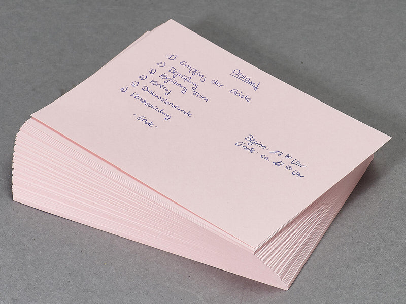 RNK-Verlag Karteikarten DIN A6 blanko rosa