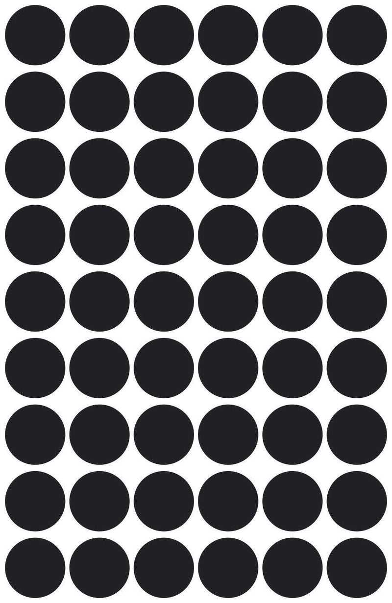AVERY Zweckform Klebepunkte Ø 12,0 mm schwarz