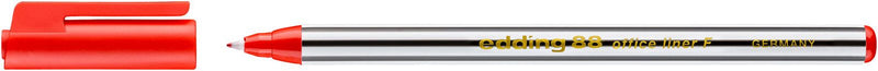 edding 88 Office Liner Fineliner 0.6 mm Rot