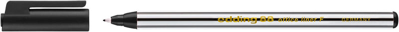 edding 88 Office Liner Fineliner 0.6 mm Schwarz
