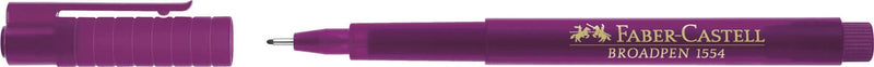 FABER-CASTELL Broadpen Fineliner 0.8 mm Pink