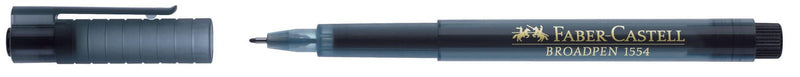 FABER-CASTELL Broadpen Fineliner 0.8 mm Schwarz
