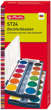 herlitz Wasserfarbkasten 24 Farben