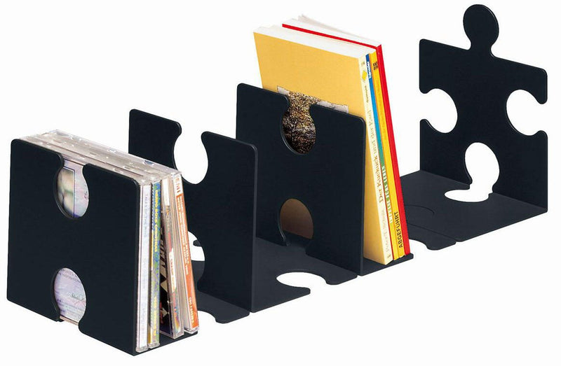 HAN Buchstützen 12,3 x 14,2 x 17,1 cm schwarz