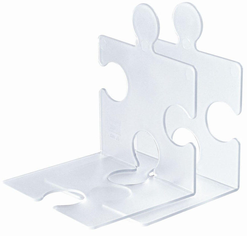 HAN Buchstützen 12,3 x 14,2 x 17,1 cm transparent