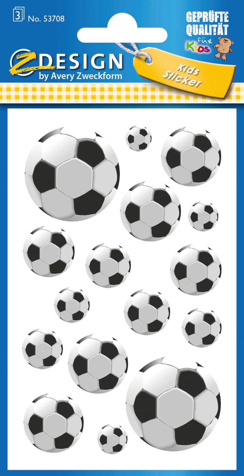 AVERY Zweckform Aufkleber Fussball
