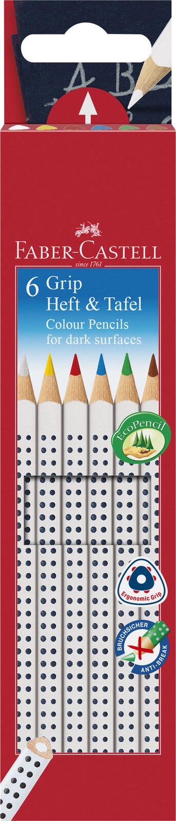 FABER-CASTELL Kreidestifte Mehrfarbig