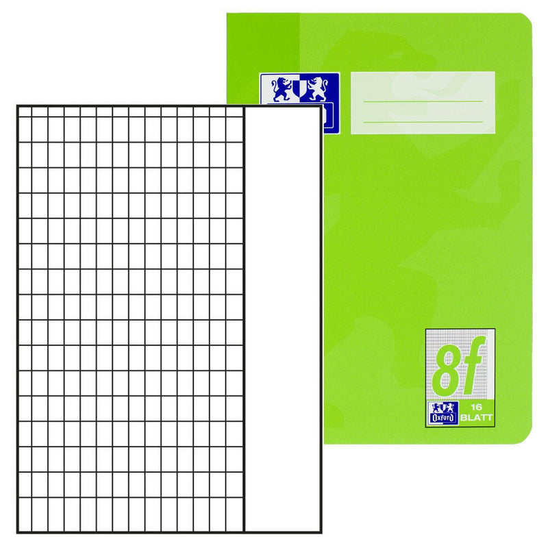 OXFORD Schulheft DIN A5 16 Blatt