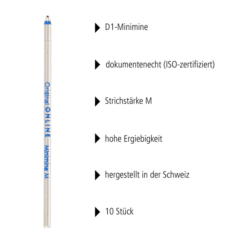ONLINE® Kugelschreiberminen Blau