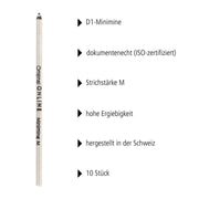 ONLINE® Kugelschreiberminen Schwarz
