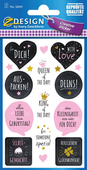AVERY Zweckform Aufkleber Liebevolle Designs