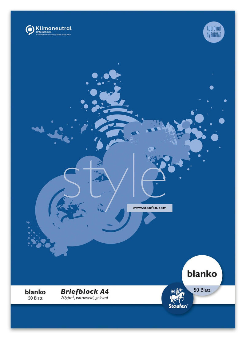 Staufen® Briefblock DIN A4 blanko