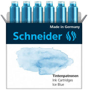 Schneider Tintenpatronen für Füller Ice Blue
