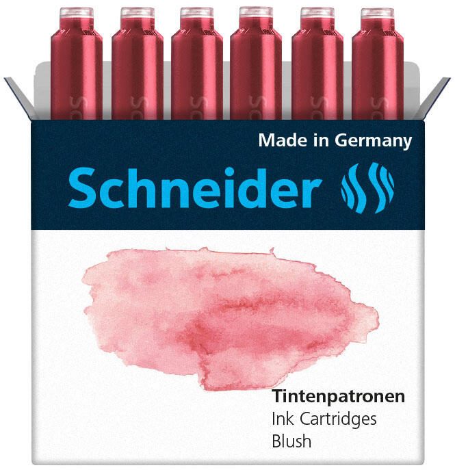 Schneider Tintenpatronen für Füller Blush