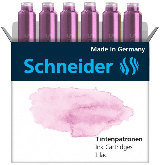 Schneider Tintenpatronen für Füller Lilac