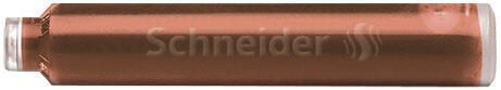 Schneider Tintenpatronen für Füller cognac
