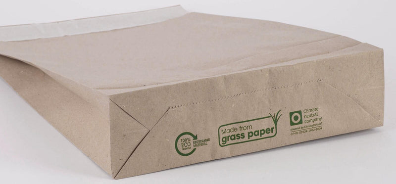 flexiPAK classic eco Fixverschluss Faltentaschen DIN B4 natur