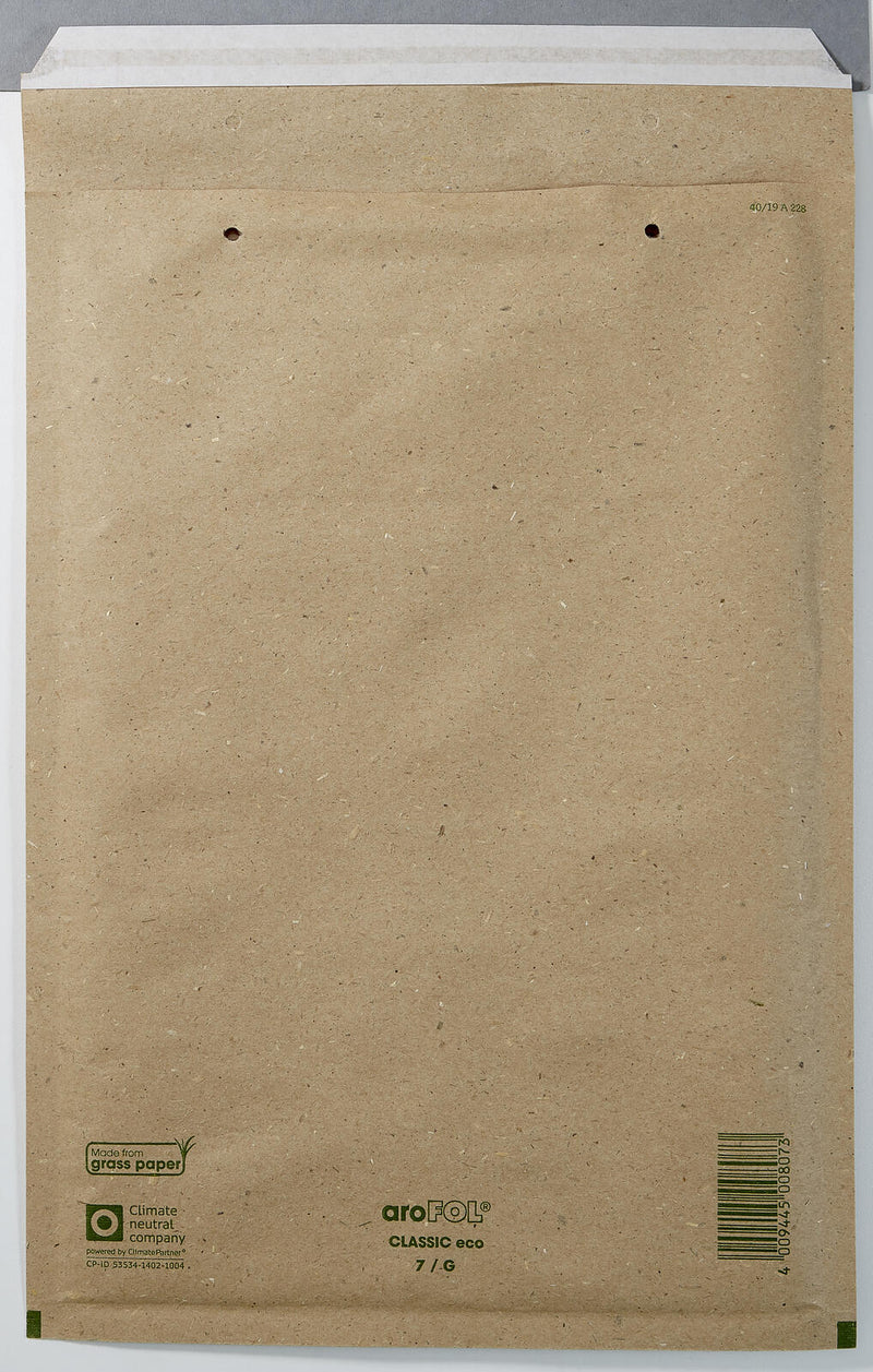 aroFOL® CLASSIC eco 7/G Luftpolstertaschen für DIN C4 braun