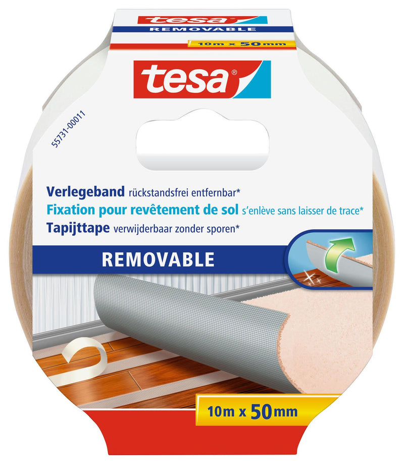 tesa doppelseitiges Klebeband 50 mm x 10 m transparent