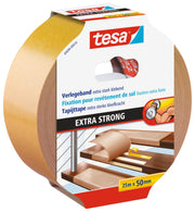 tesa doppelseitiges Klebeband 50 mm x 25 m weiß
