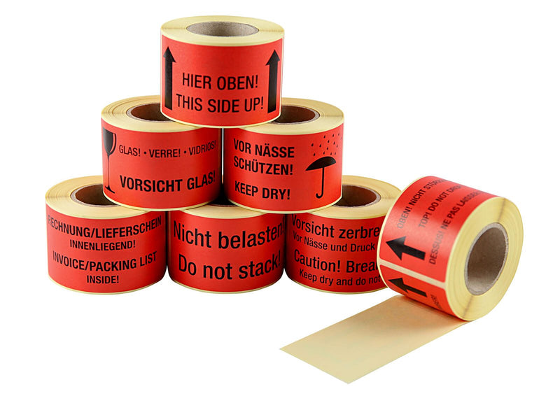 EICHNER Warnetiketten 100,0 x 50,0 mm