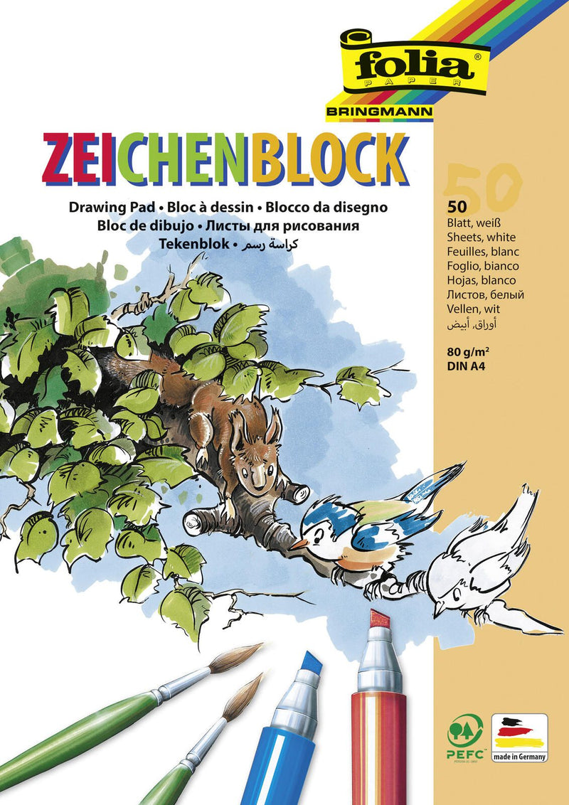 folia Malblock DIN A4 50 Blatt
