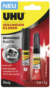 UHU Sekundenkleber Aktivator-Stift (3,0 ml), Sekundenkleber (2,0 g)