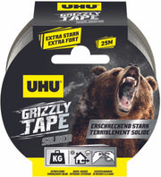 UHU Gewebebänder Grizzly Tape 49 mm x 25 m silber