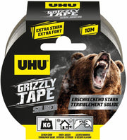 UHU Gewebebänder Grizzly Tape 49 mm x 10 m silber