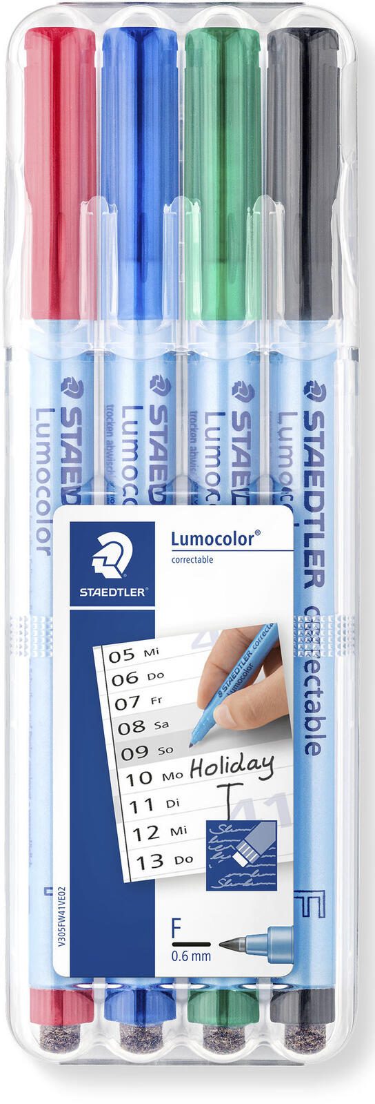 STAEDTLER Lumocolor F Folienstifte 0.6 Mehrfarbig