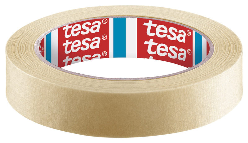 tesa Kreppband 19 mm x 25 m beige