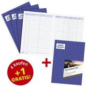 AVERY Zweckform Fahrtenbuch, Pkw mit Jahresabrechnung Formularbuch + GRATIS 1 St.