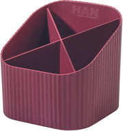HAN Stiftehalter 11,1 x 11,1 x 10,5 cm rot