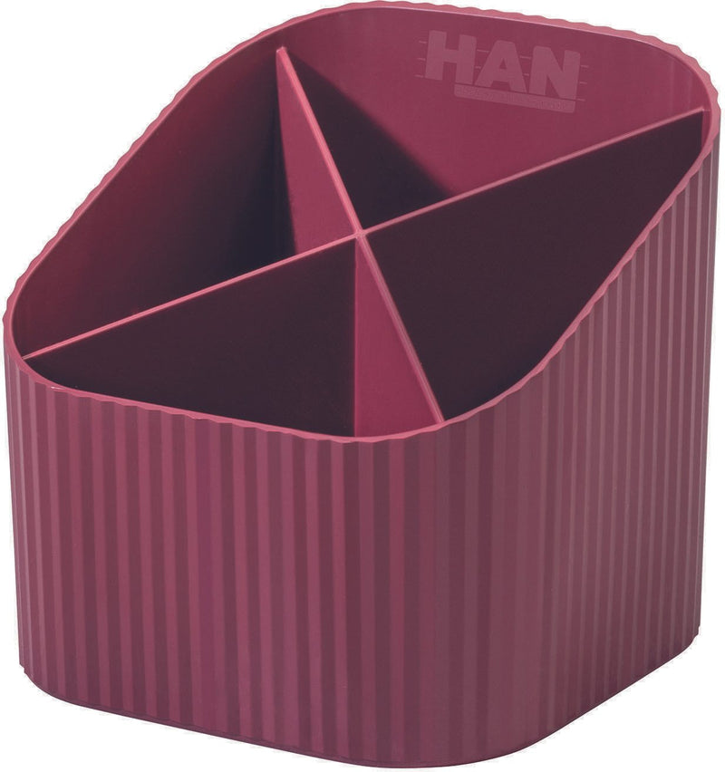 HAN Stiftehalter 11,1 x 11,1 x 10,5 cm rot