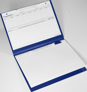 BOI DOKUTECH Patienten-Dokumentationsmappe für DIN A4 quer blau