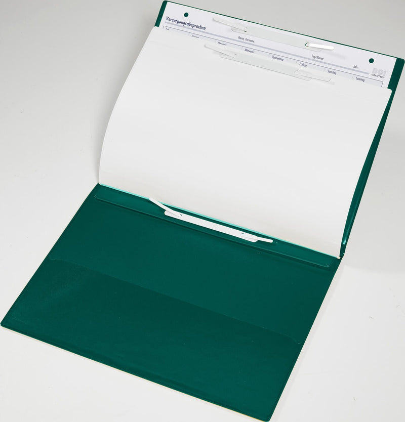 BOI DOKUTECH Patienten-Dokumentationsmappe für DIN A4 quer grün