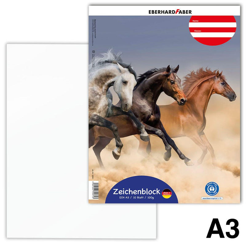 EBERHARD FABER Zeichenblock DIN A3 10 Blatt