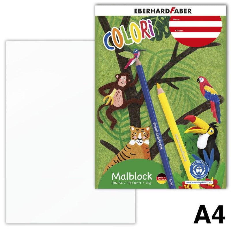 EBERHARD FABER Malblock DIN A4 100 Blatt