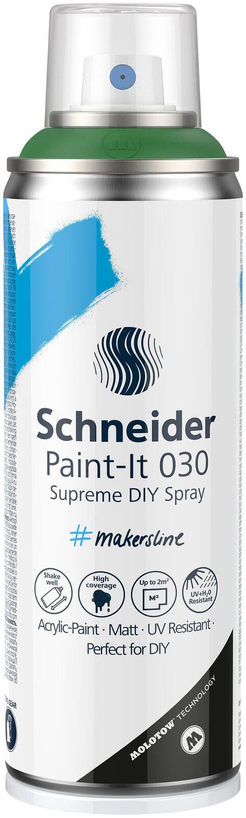 Schneider Acrylspray Sprühfarbe grün
