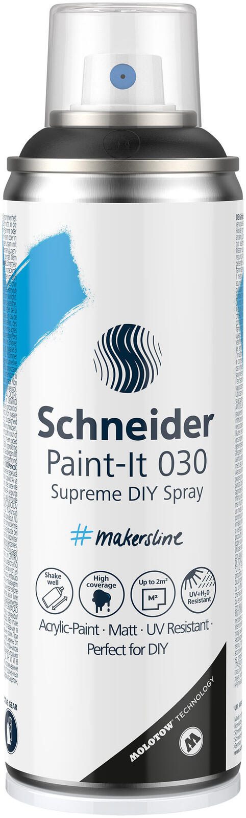 Schneider Acrylspray Sprühfarbe schwarz