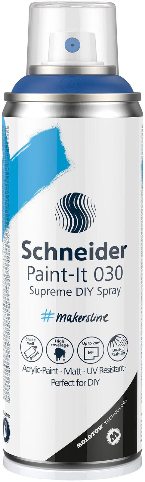 Schneider Acrylspray Sprühfarbe blau