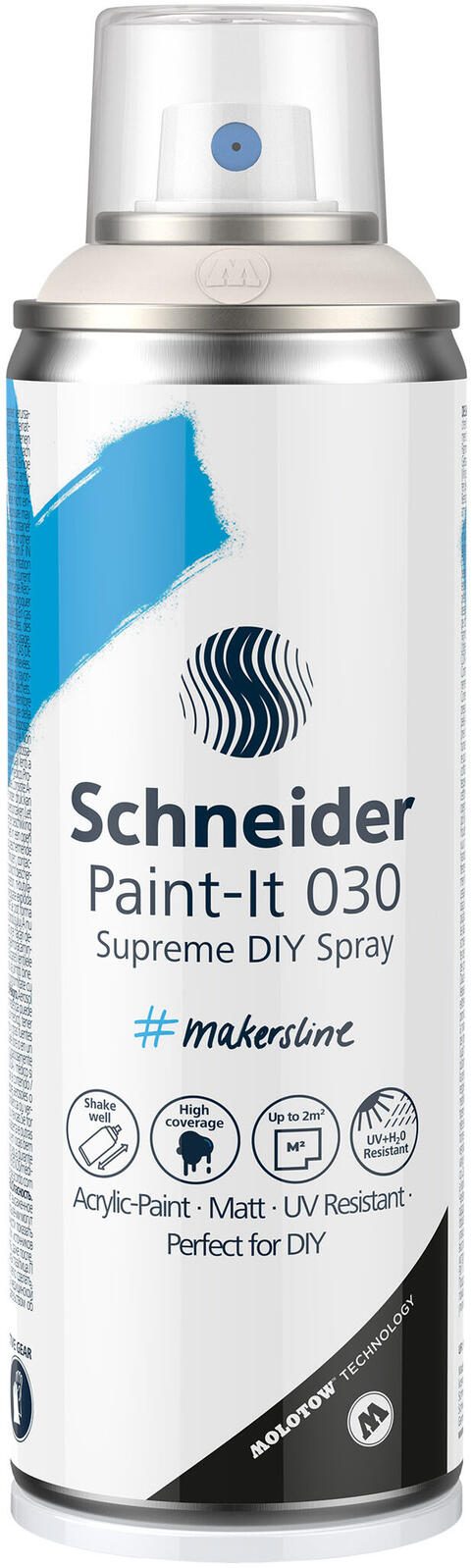 Schneider Acrylspray Sprühfarbe grau