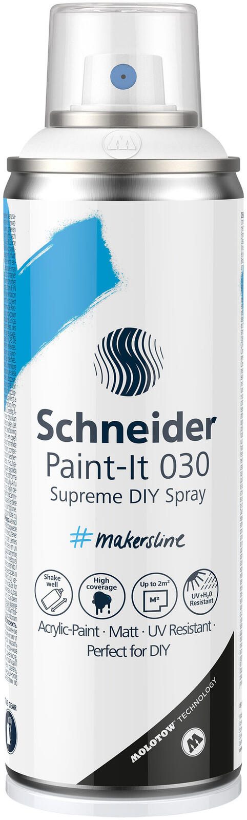 Schneider Acrylspray Sprühfarbe weiß