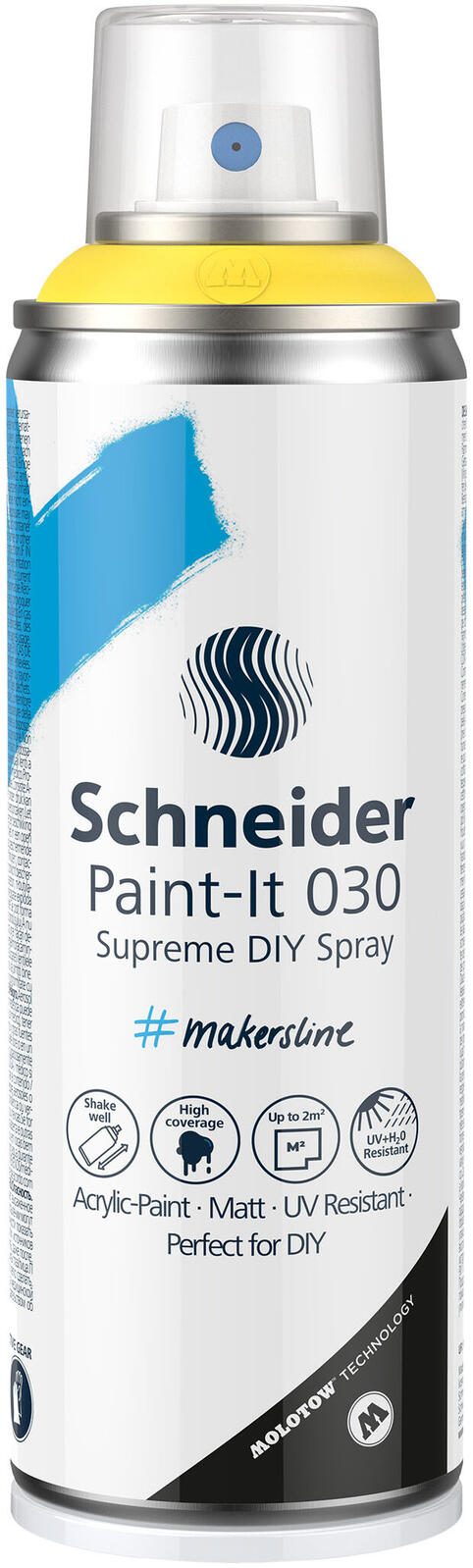 Schneider Acrylspray Sprühfarbe gelb