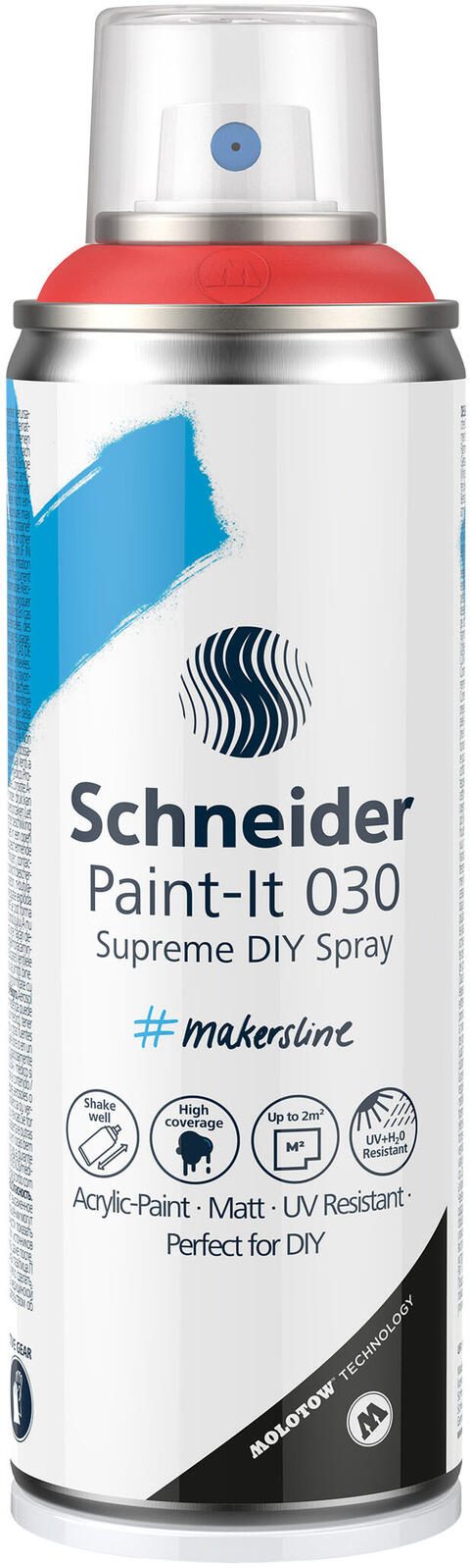 Schneider Acrylspray Sprühfarbe rot