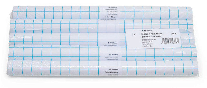 HERMA Bucheinbandfolie selbstklebend 40 cm x 5 m transparent